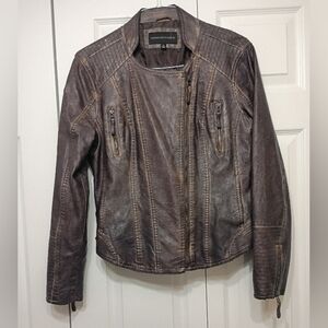 Signature Studio Faux Leather Jacket – Women’s Size XL